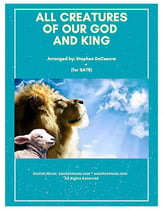 All Creatures Of Our God And King SATB choral sheet music cover